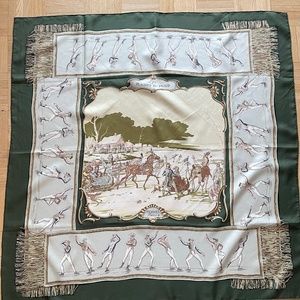 Authentic Vintage Hermes Silk Scarf
